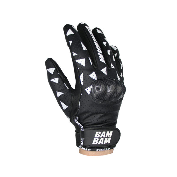 Vozar Longboard Sliding Gloves – Black, Free Ride, With Quality Pucks, Unisex, VZR-1013